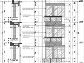 Thiết kế nhà dân 4 tầng 4.3x17m