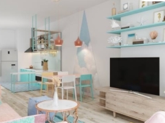 Thiết kế nội thất căn hộ chung cư mơ mộng bằng 3dsmax+corona 