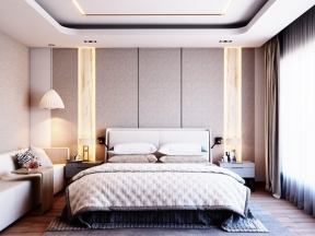 Thiết kế nội thất phòng ngủ cao cấp model sketchup