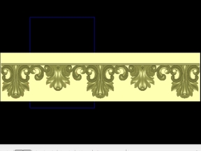 Thiết kế phào lá tây 20 cnc