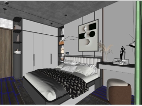 Thiết kế phòng ngủ model su việt nam hiện đại, hiện đại