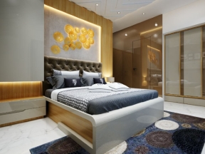 Thiết kế phòng ngủ sang trọng model sketchup cực đẹp