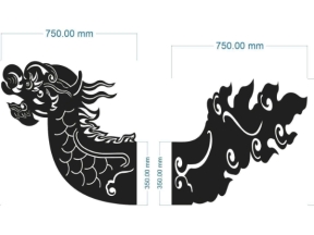 Thiết kế rồng cắt cnc đẹp