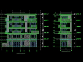 Thiết kế Shophouse 5 tầng 6x19m lô góc – Full hồ sơ kiến trúc, kết cấu