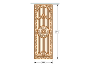 Thiết kế thiết kế cnc cổng 1 cánh kiểu mới giá tốt