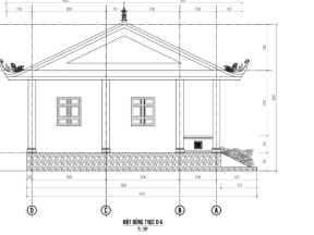 Thiết kế thiết kế thi công xây dựng nhà thờ họ đẹp 6x8m