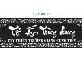 Thiết kế tổ ấn trùng quang cắt cnc