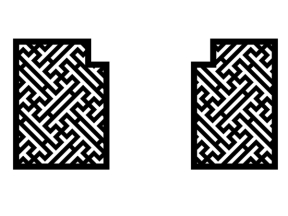Thiết kế vách chữ vạn cnc