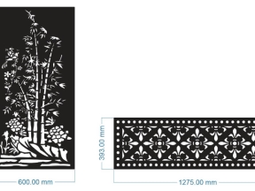 Thiết kế vách lá tây và vách trúc cnc