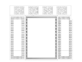 Thiết kế vách thờ đặc biệt kiểu mới model sketchup+corel+dxf chuẩn chế biến cho ae nào cần mẫu.