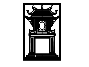Thiết kế văn miếu đẹp cnc 2d