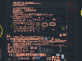 Thư viện autocad nội thất tòa nhà