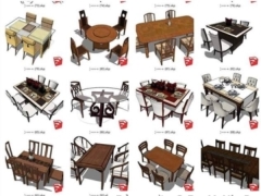 Thư viện bàn ghế tổng hợp đa dạng 600MB bằng Sketchup