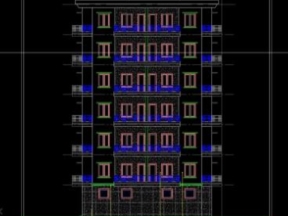 Tòa chung cư 17 tầng 1 tum diện tích 21.6x14.2m