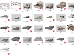 Tổng hợp 19 mẫu giường file su