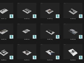 Tổng hợp 3dsmax 30 mẫu hình mẫu  nhà phố tham khảo