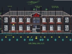 Trọn bộ bản vẽ thiết kế nhà làm việc Trạm Y Tế xã 2 tầng chi tiết