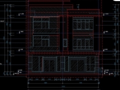 Trọn bộ hồ sơ bản vẽ thiết kế siêu thị mini gồm: kiến trúc