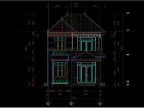 Trọn bộ hồ sơ thiết kế kỹ thuật thi công nhà biệt thự mái nhật 2 tầng kích thước 7.8x11.5m