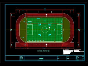 Trọn bộ thiết kế nhà thi đấu thể thao, nhà tập thể lực, bể bơi, sân vận động