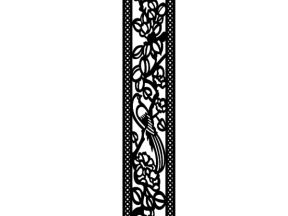 Vách hoa chim cnc model dxf