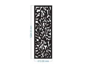 Vách lá cnc mẫu model dxf đẹp