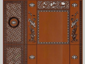 Vách thờ hiện đại, model .skp chuẩn chế biến abf, chỉ download về và dùng nhanh gọn