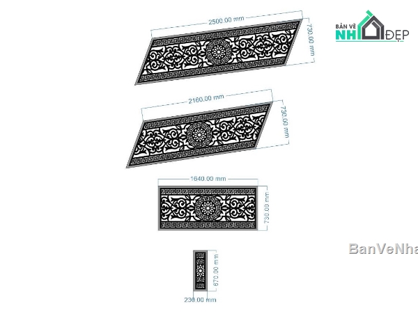 lan can cnc,mẫu cnc lan  can,lan can dxf