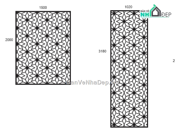 vách ngăn cnc,file cad vách ngăn,3 mẫu vách ngăn đẹp