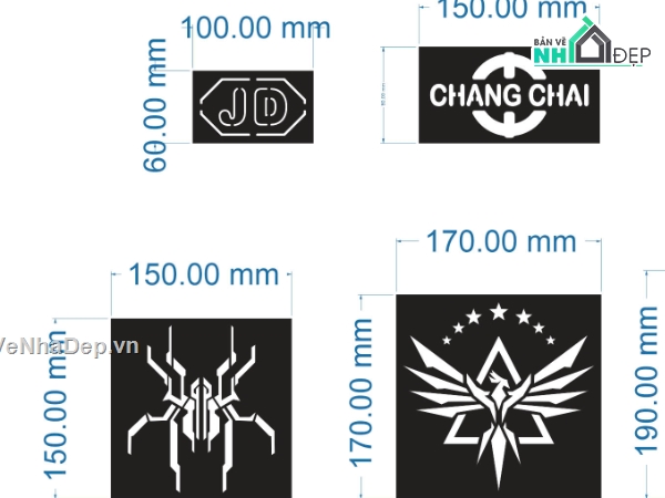 mẫu cnc logo,mẫu logo cnc,mẫu logo đẹp