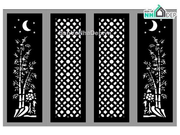 cổng 4 cánh cnc,file cnc cổng 4 cánh,mẫu cnc cổng 4 cánh