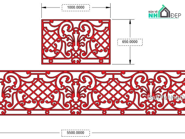 cad lan can,mẫu lan can đẹp,lan can cnc,cnc lan can,file cnc lan can