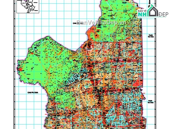 quy hoạch sử dụng đất,Bản đồ quy hoạch sử dụng đất,quy hoạch huyện tân biên