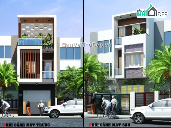 nhà phố 3 tầng,Hồ sơ nhà phố 3 tầng,Bản vẽ nhà phố 3 tầng,File cad nhà phố 3 tầng,Mẫu nhà phố 3 tầng