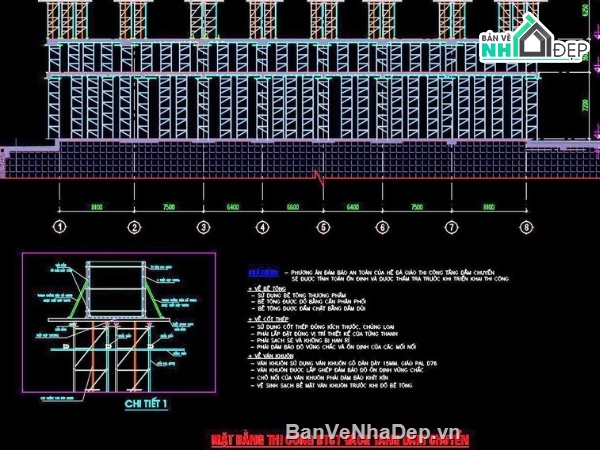 BPTC chung cư,chung cư file cad,btpc chung cư