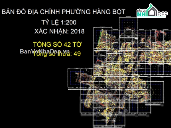 Bản đồ địa chính phường Hàng Bột VN2000,Bản đồ Quy hoạch phường Hàng Bột,File Cad bản đồ địa chính,phường Hàng Bột