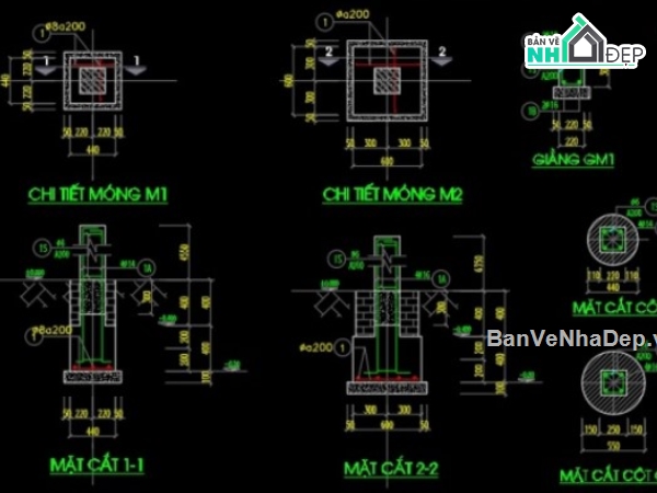 cổng làng văn hóa,Mẫu cổng làng,bản vẽ cổng