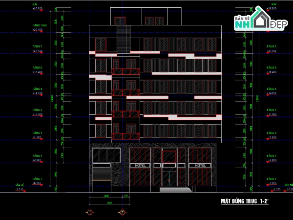 công trình công cộng,Bản vẽ thi công,công trình thi công,thương mại,công trình
