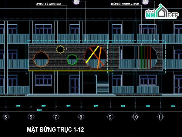 bản vẽ thi công trường mầm non,Bản vẽ cad trường mầm non,bản vẽ cad mầm non