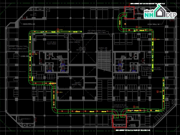 Bản vẽ MEP chung cư,bản vẽ cấp thoát nước chung cư,bản vẽ HVAC chung cư