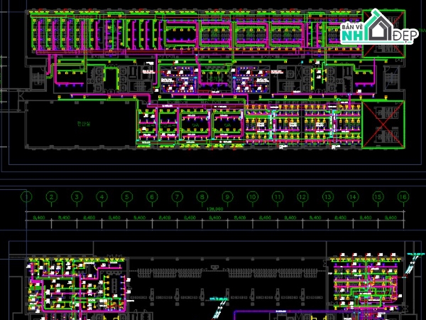 điều hòa thông gió,bản vẽ HVAC,HVAC nhà máy