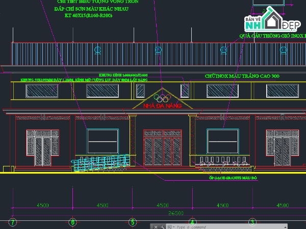 nhà đa năng trường học,bản vẽ nhà đa năng,file cad nhà đa năng,nhà đa năng file cad,autocad nhà đa năng