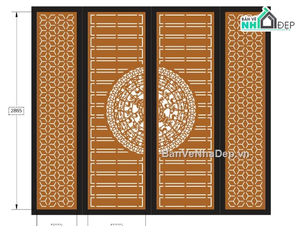 cổng 4 cánh cnc,cổng dxf,cnc 4 cánh