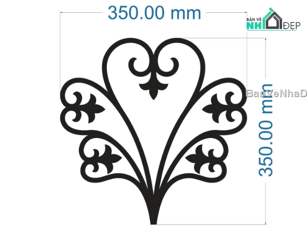 hoa văn cnc,lan can cnc,file lan can dxf