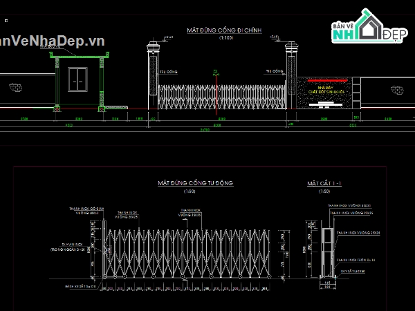 bản vẽ hàng rào nhà máy,Hàng rào gạch xây,cổng nhà máy,Hàng rào nhà máy,file cad hàng rào nhà máy gỗ