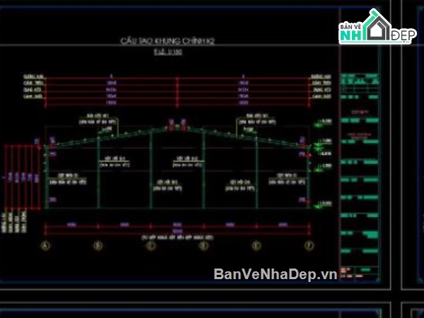 nhà xưởng,file cad nhà xưởng,nhà xưởng file cad
