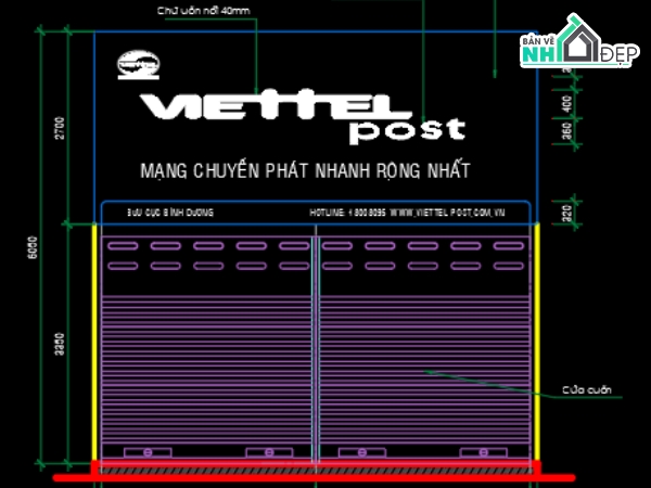 ban ve khung quang cao viettel post,khung biển hiệu viettel,toàn nhà viettel