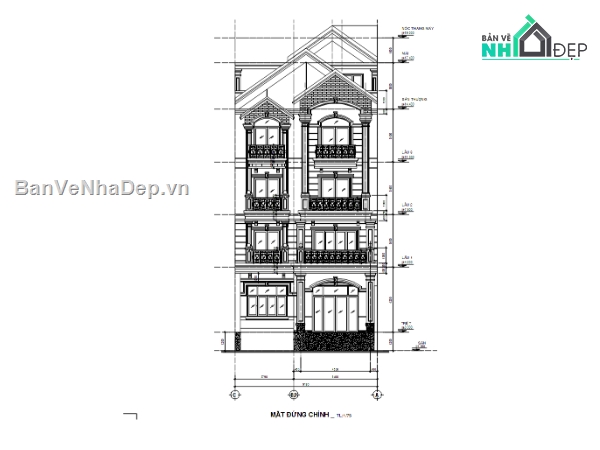 kiến trúc biệt thự,kiến trúc 4 tầng,biệt thự 4 tầng