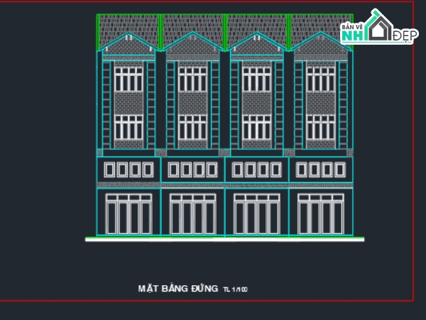 kiến trúc 3 tầng,kiến trúc nhà liền kề 3 tầng,nhà liền kề 3 tầng