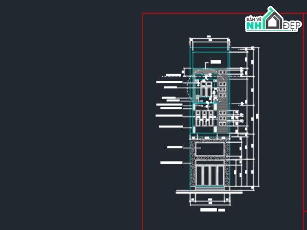 nhà phố 5 tầng,file cad nhà phố 5 tầng,nhà phố 5 tầng file cad,autocad nhà phố 5 tầng